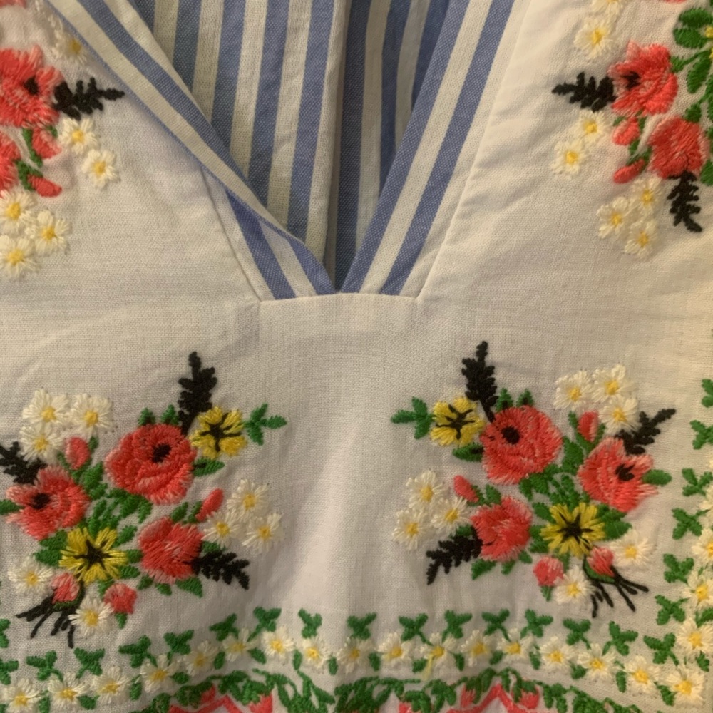 Tory Burch Embroidered Beach Tunjc/dress